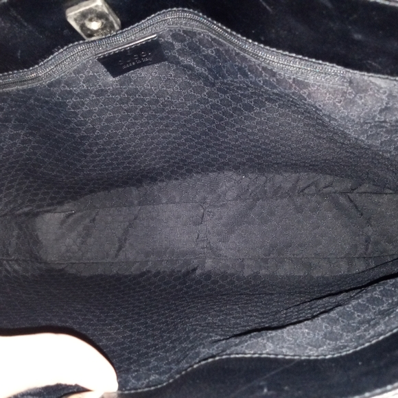 Gucci Leather Unisex Tote Bag - 100% Authentic - Picture 6 of 11